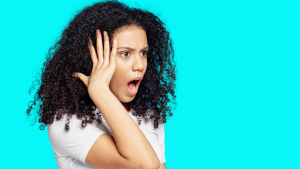 woman in shock